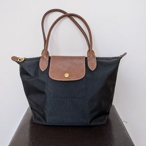Longchamp Le Pliage Small Shoulder Bag Black